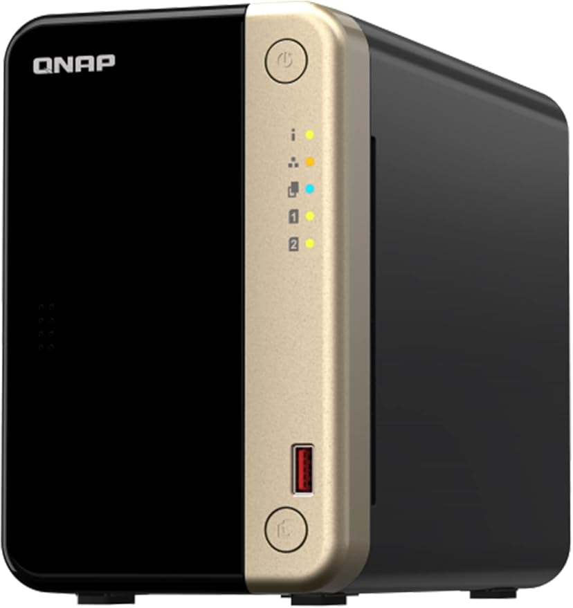 QNAP TS-128 1ベイ静音NAS ARM2コア1.1GHz 1GBメモリ 外付け 