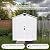 Patiowell 6X8 FT Plastic Outdoor Storage Shed with Floor, Resin Tool Sheds with Lockable Door and Window, Weather-Resistant Garden Shed, Easy Assembly for Backyard, Patio, Light Gray