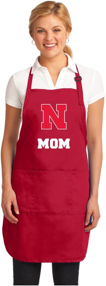 Broad Bay University of Nebraska Mom Aprons Proud Nebraska Huskers Mother Apron