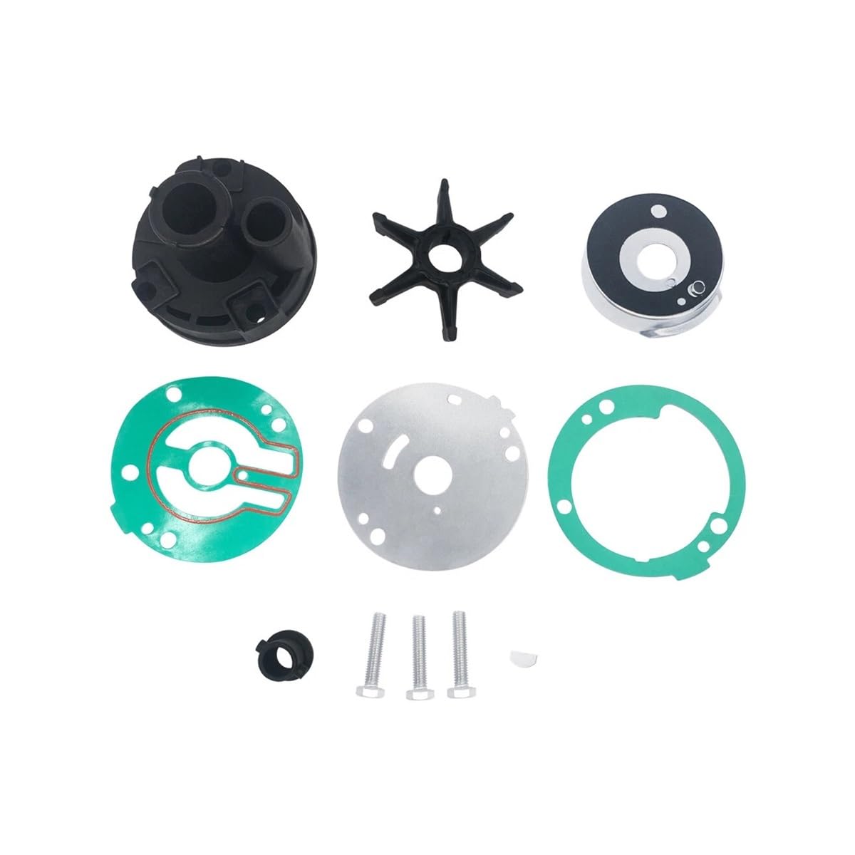 Kit pompe à eau anti-corrosion boîtier inclus pour moteur hors-bord 25 30 CV 18-3426
