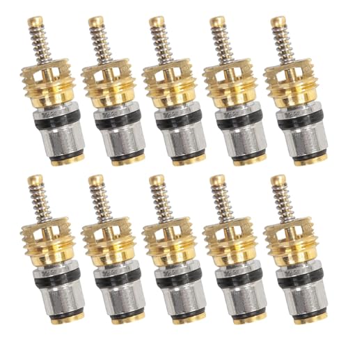 Inserto de válvula para aire acondicionado, núcleo de válvula de aire acondicionado, 10 piezas de alta presión, accesorio de reparación para , coche, vehículo y refrigerador