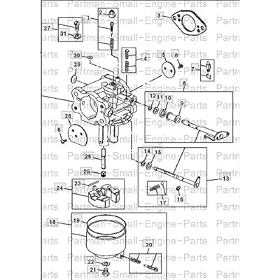 Buy Partman Carburetor Fit For John Deere Am129925 Lt166 Lt170 Ltr155 Ltr166 16 V 42 Gear Sabre Lawn Tractors And Sst16 Sst18 Tractor Carburetor Online In Usa B08ywkksdq