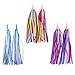 MLURCU 3 Pairs Bike Streamers for Girls, Bike Tassels Handlebar Streamers Ribbons Streamers Colorful Scooter Tassels Grips Bike Decorations Bicycle Accessories for Kids Children Girls Boys