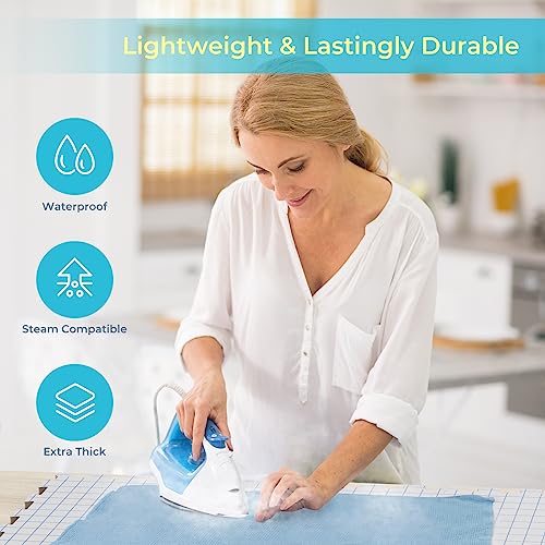 Image of Yiitoll Blocking Mats for Knitting, Extra Thick Knitting Blocking Mat with Grid Lines, 9 Packs Crochet Blocking Board for Needlepoint or Crochet Includes 100 T-pins and Storage Bag
