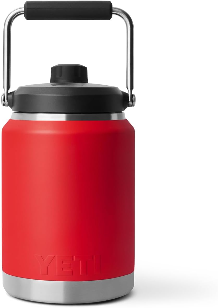 YETI Rambler Half Gallon Jug 2.0, Vacuum Insulated, Leakproof, Stainless Steel with MagCap, Rescue Red - Image 6