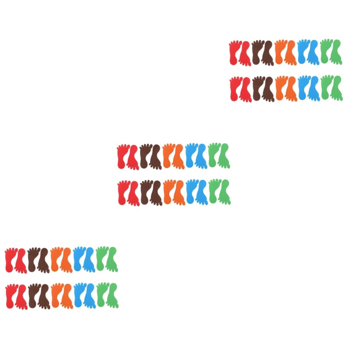 Autocollants pour chambre d'enfant en PVC robuste - Stickers sol crèche
