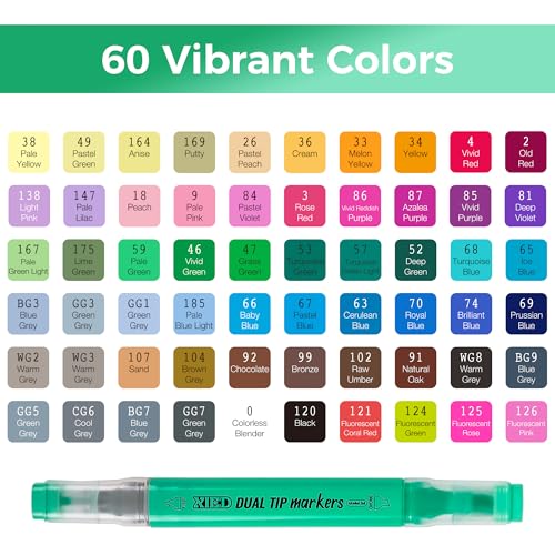 60 Alcohol Markers for Artists at 10% Off with Case - Image 5