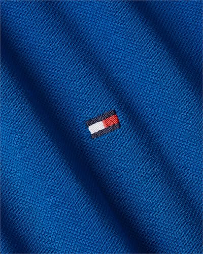 Image of Tommy Hilfiger Men's Short Sleeve Polo Shirts in Slim Fit with Stretch and Organic Pique Cotton