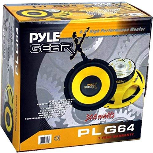 1 WOOFER COMPATIBILE CON PYLE PLG64 PLG 64 woofer altoparlante diffusore da 16,50 cm 165 mm 6,5" 150 watt rms 300 watt max impedenza 4 ohm auto 1 pezzo