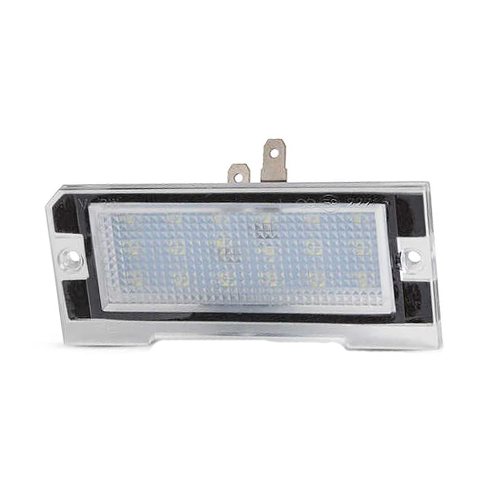 LED License Plate Lights, 2pcs 12V DC Xenon White Waterproof Lamp Taillight, Compatible with Land Rover Freelander 1 1998-2006 XFC-100540, XFC100540 (Clear)