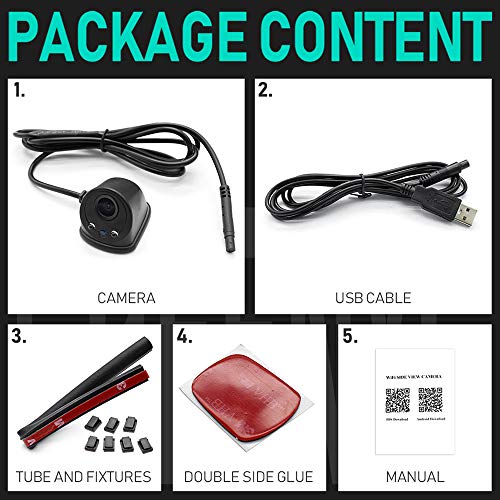 PolarLander 5V Auto USB Draadloos WIFI Blind Spot Voor Achter Zijaanzicht DVR Camera 1280 * 720 WiFi Auto Camera voor… - Image 5