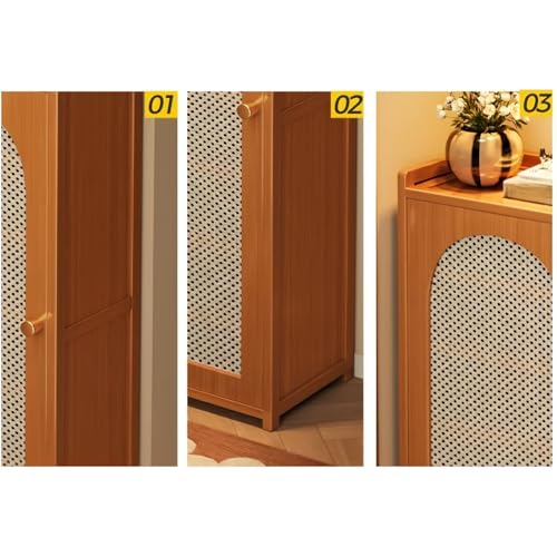 Armoire à chaussures gain de place pour désencombrer une entrée étroite de maison