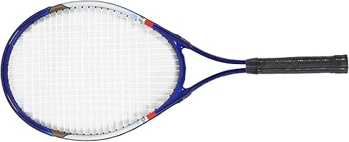 Miniatura 4 de FILFEEL Raqueta de tenis de 27 pulgadas, raqueta de tenis de nailon de aleación de aluminio, adecuada para jugadores intermedios principiantes,