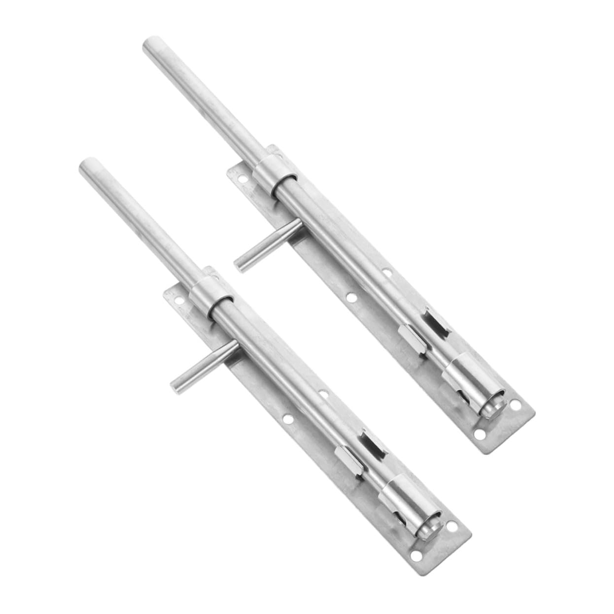 Toddmomy 2pièces Verrou à Barillet Coulissant Loquet De Porte Pour Portes Intérieures Salles De Bain Chambres Acier Inoxydable