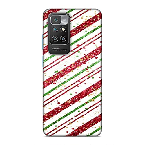 Image of Printed Mobile Back Hard Case Cover for Xiaomi Redmi 10 Prime | Glitter, Christmas, Stars, Shine A-2194