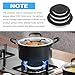 Cooker Hat Set, Gas Stove Burner Caps Set of 4, Suitable for Most Gas Stove Burners, 1 Large 1 Small and 2 Middle(COLOR:as shown)