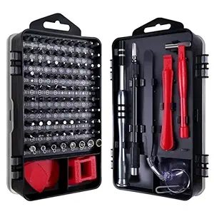 Farraige Latest PC Repair Screwdriver Set, 110 in 1 Professional Precision Screwdriver set, Multi-function Magnetic Repair Computer Tool Kit Compatible with Mobiles/Tablets/Glasses/Laptop/PC etc