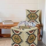 Funda de puf bohemia multiusos y funda de cojín, versátil puf de yute de lana es ideal para un cómodo taburete de pie, asiento adicional, mesa de café, decoración del hogar y una gran manera de añadir estilo y personalidad a tu espacio
