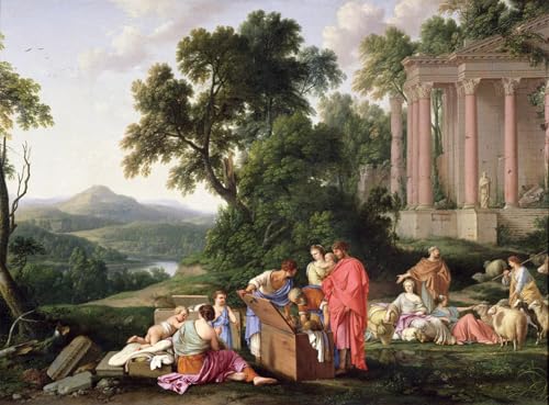 Pintura Murales Decor Labán de Laurent De La Hyre en Lienzo de Alta Definición
