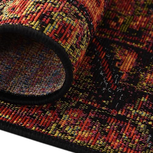 Tapete redondo 3 pies multicolor Rugs.com miniatura 5