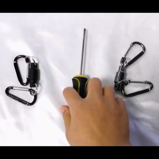 Support Magnétique Libération Filet Pêche à La Mouche - Clip Aimanté Avec Lanyard (Noir)