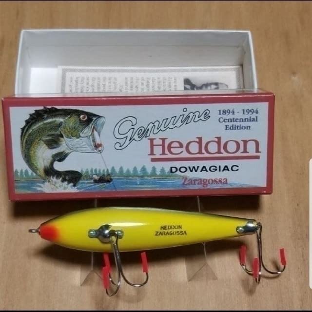 ★オールドルアー・Heddon 100周年記念限定！レア！(未使用) Amazon.co.jp: オールドルアーHeddon 100周年記念限定 廃番レア