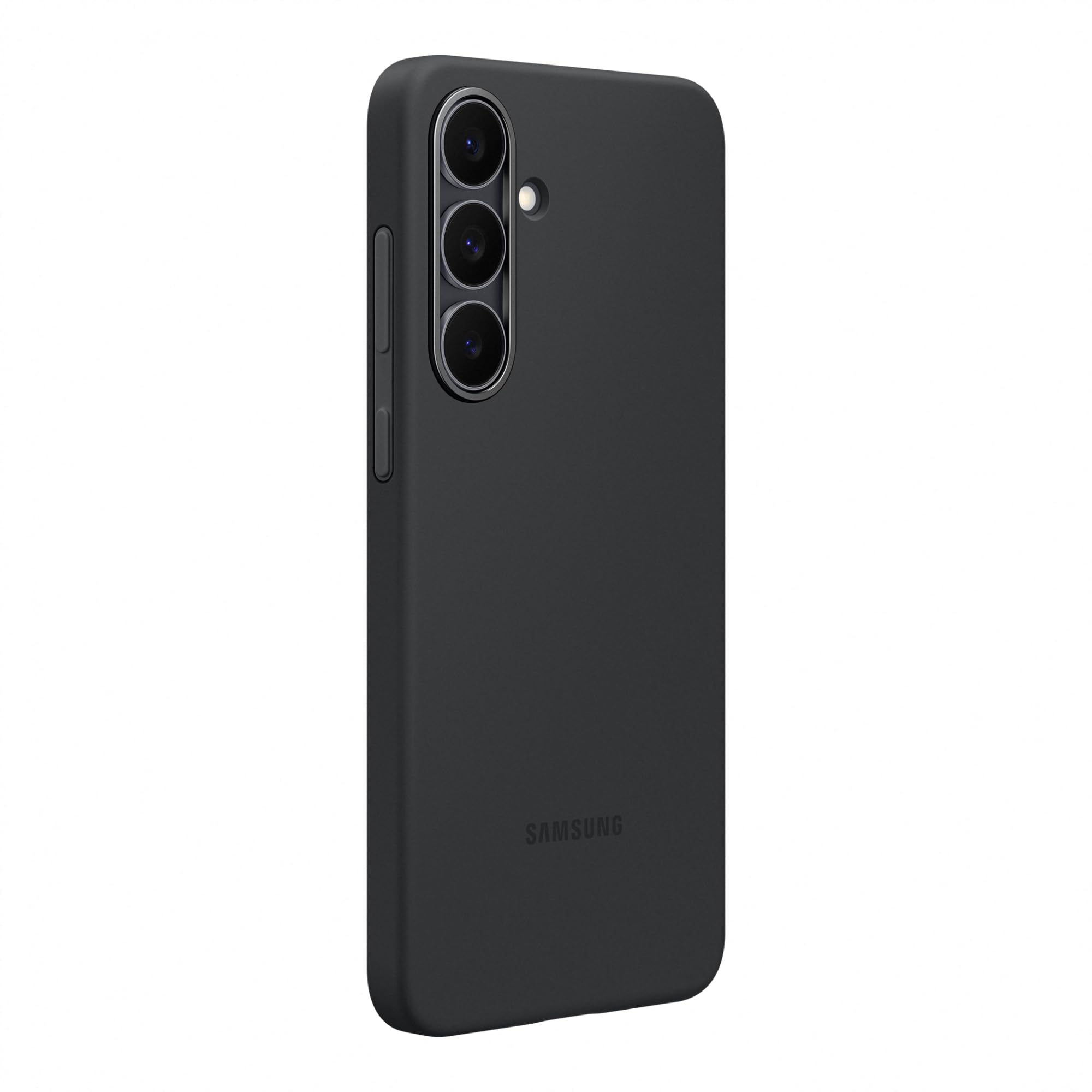 Samsung Silikonowe etui z miękkiego silikonu do Galaxy S25 FE, czarne