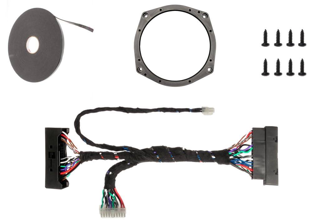 Option Système de son DSP V1 compatible avec Seat Ateca/Cupra Ateca (avec système de son beat en usine avec fibre optique) - Niveau sonore avec kit de subwoofer interchangeable et amplificateur DSP