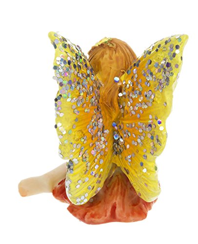 Darice Bundle - Set Of 3 Assorted Mini Resin Meditating Fairy Figures 1.75 X 2.25 Inches #TOP6