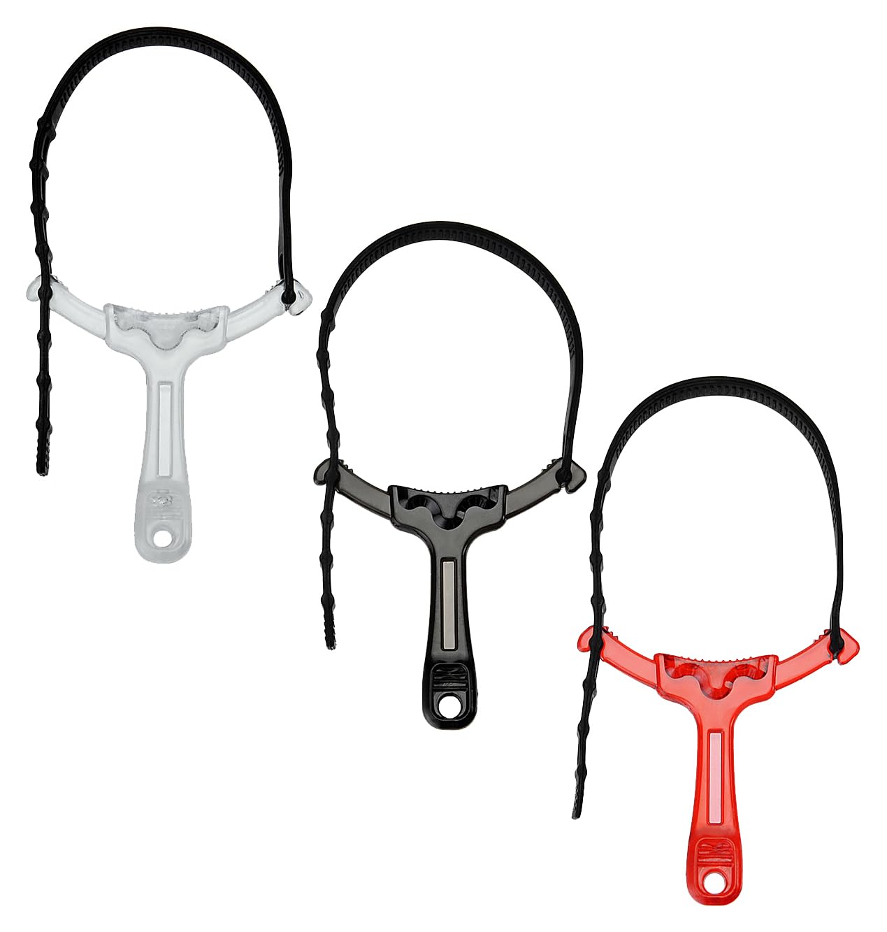 Fotodiox Follow Focus Handles, Set of 3, Black, Red, Clear