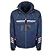 Produktbild Geographical Norway Remi Men - Softshelljacke Herren Wasserdicht atmungsaktiv Kapuze - Outdoor Mantel Tactical Widerstandsfähig Windbreaker Jacke - Wandern Ski Herbst Winter Frühling (Marineblau L)