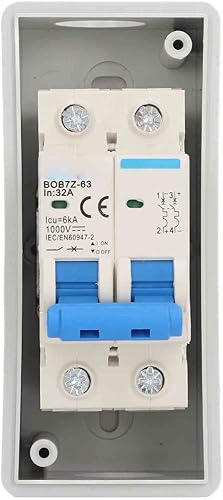 Miniatura 8 de Interruptor de desconexión de 32A PV DC Interruptor de aire de conmutación de carga convergente solar de 1000 V Interruptor de aire en miniatura con