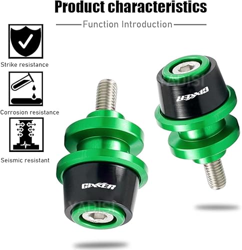 Miniatura 2 de Para GIXXER 250 SF 150 125 GIXXER 250SF 2018-2022 2023 Accesorios de motocicleta CNC Carretes basculantes Tornillos de soporte deslizante