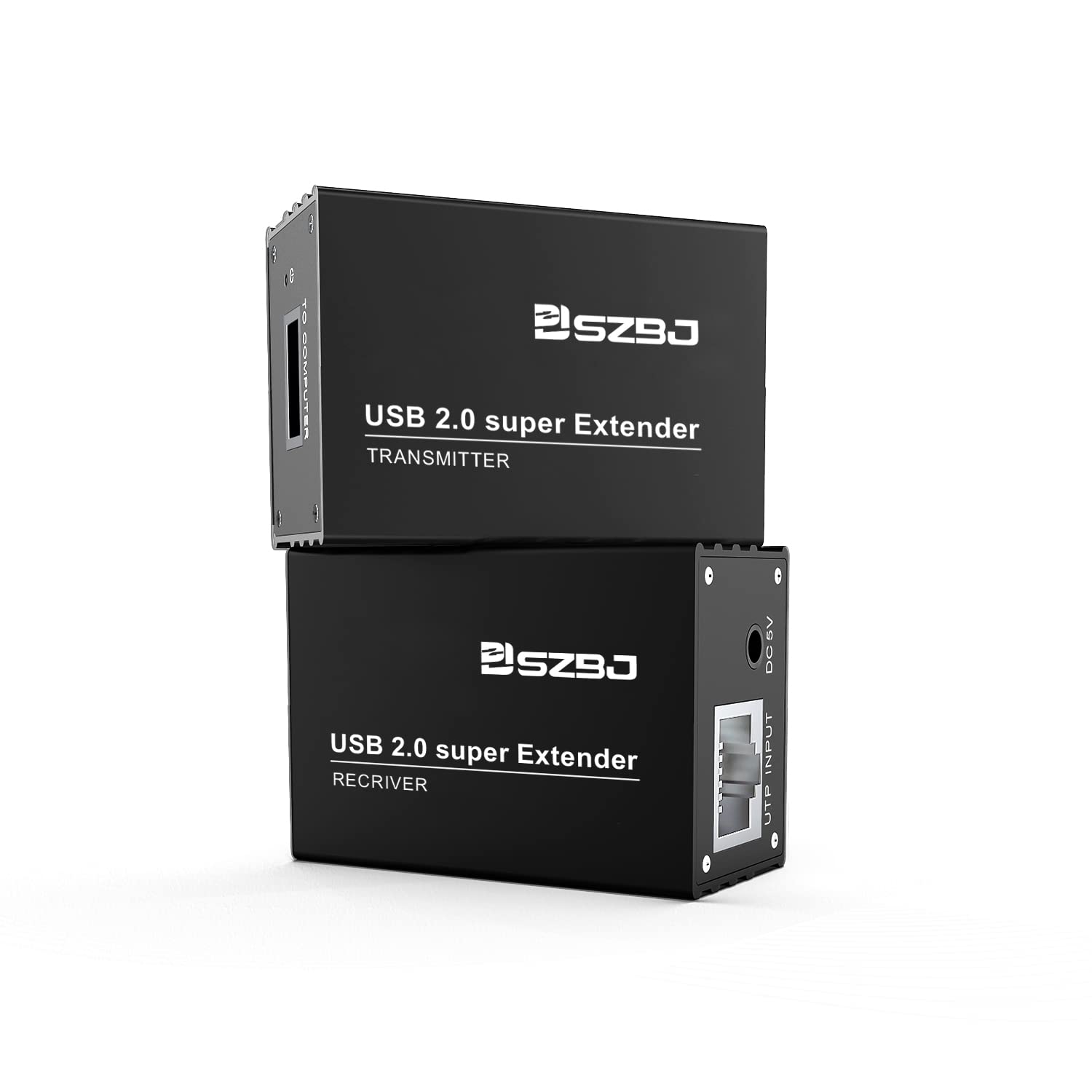 Rallonge USB sur RJ45 Cat5E/6 jusqu'à 70 m avec adaptateur d'alimentation – Prise en charge USB 2.0 complète pour clavier, dongle, souris, webcam, et tous les systèmes d'exploitation 101