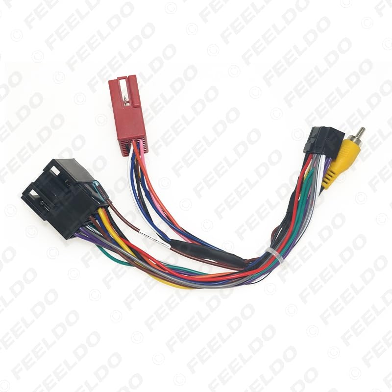 5Set Car 16pin for Audio Wiring Harness with USB Cable for Lada Vesta Aftermarket Stereo Installation Wire Adapter