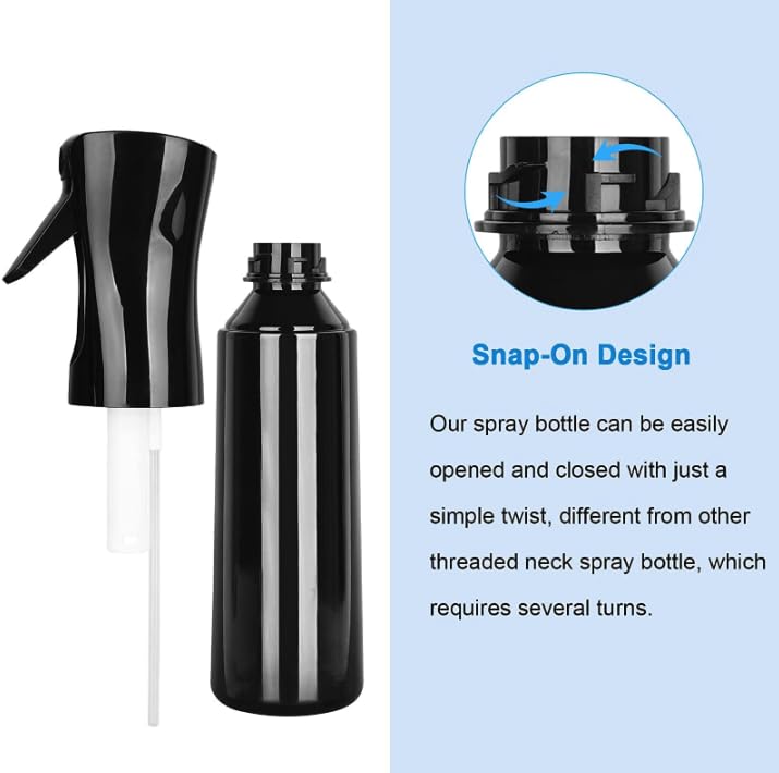 Botella de spray para agua para cabello con niebla fina miniatura 5