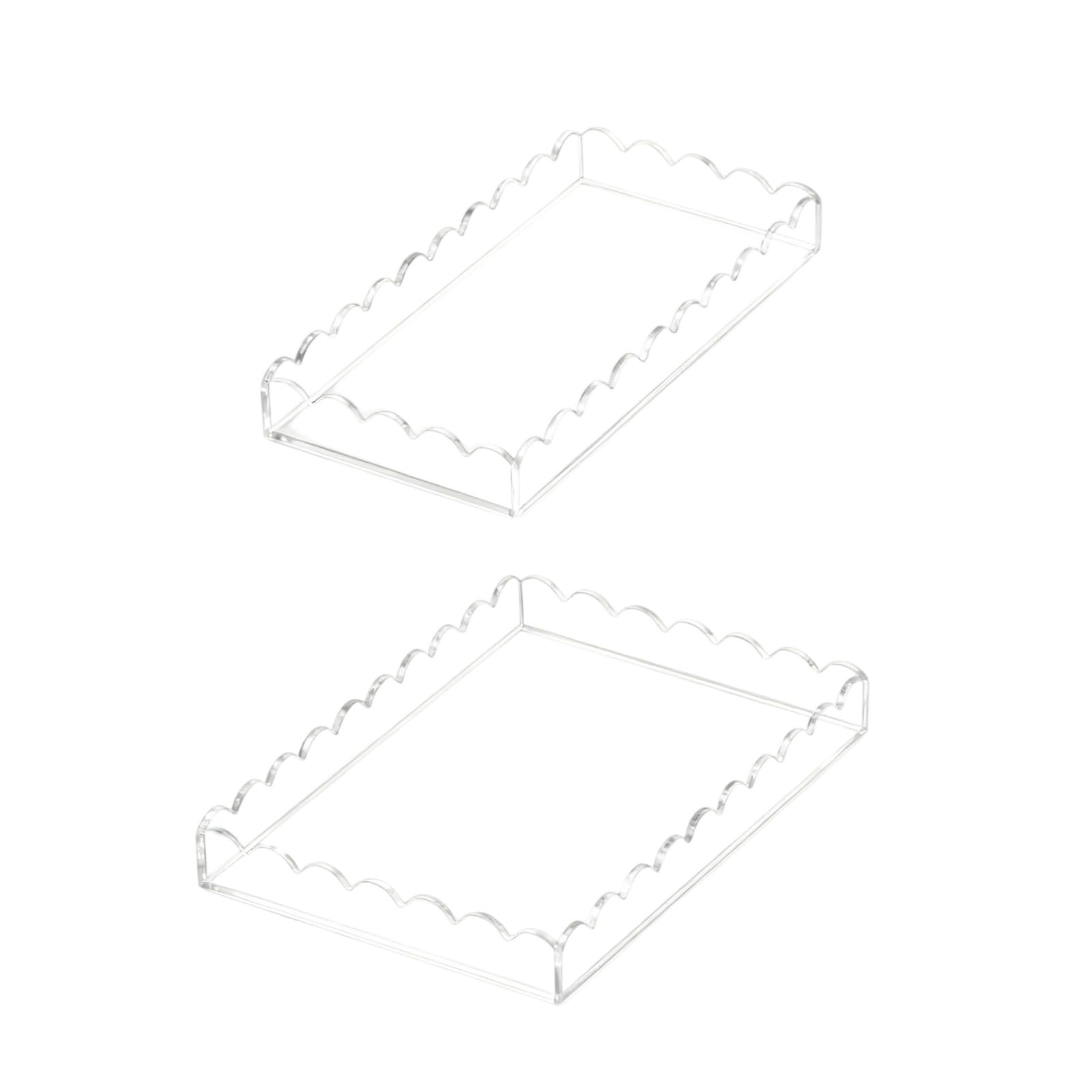 Modern Homes Acrylic Vanity Tray Jewelry Display Organizers Portable Makeup Tray Bathroom Shelf Cosmetic Holder Enduring Bathroom Vanity