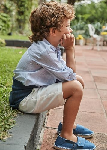 Bermuda Mayoral de lino suiting infantil para conjuntos de vestir 2