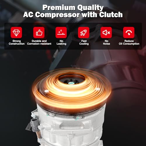 Image of CCIYU AC Compressor w /Clutch for Buick Regal 2.4L 2012-2013