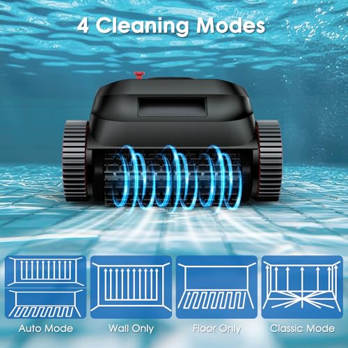 QYTRON NIXBOT QP5 Robotic Pool Cleaner, Dual-Motor Turbine System, for Above-Ground and In-Ground Pools with Wall Climing and Navigation Technology by QYTRON - Image 4