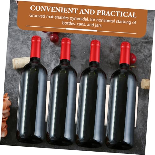 Soporte apilable de plástico para botellas de vino miniatura 7