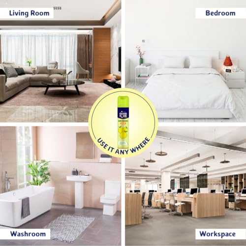Image of Good Home Serene Aura Room Freshener Lemon - Pleasant Aroma,(pack of 2) With Free Air Freshener