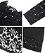 DJT Womens Off The Shoulder Tops Sexy Floral Lace Long Sleeve Slim Fit Shirts Dressy Casual Party Clubwear Outfits Black M
