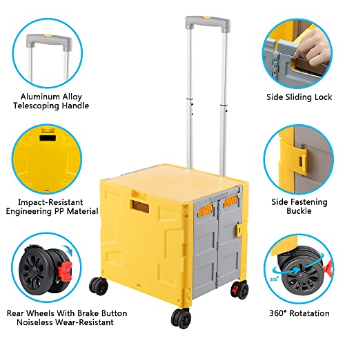 Chariot utilitaire pliable pour éviter le mal de dos en déménagement - 8