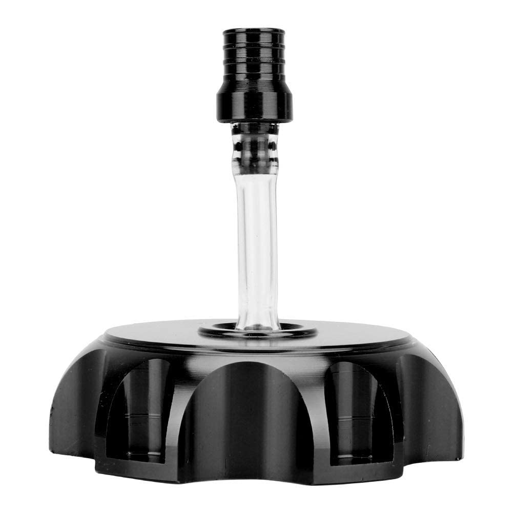 EBTOOLS Tappo Serbatoio Carburante per Moto, Tappo Coperchio Serbatoio Carburante in Alluminio CNC per Moto Pit Dirt(Nero)