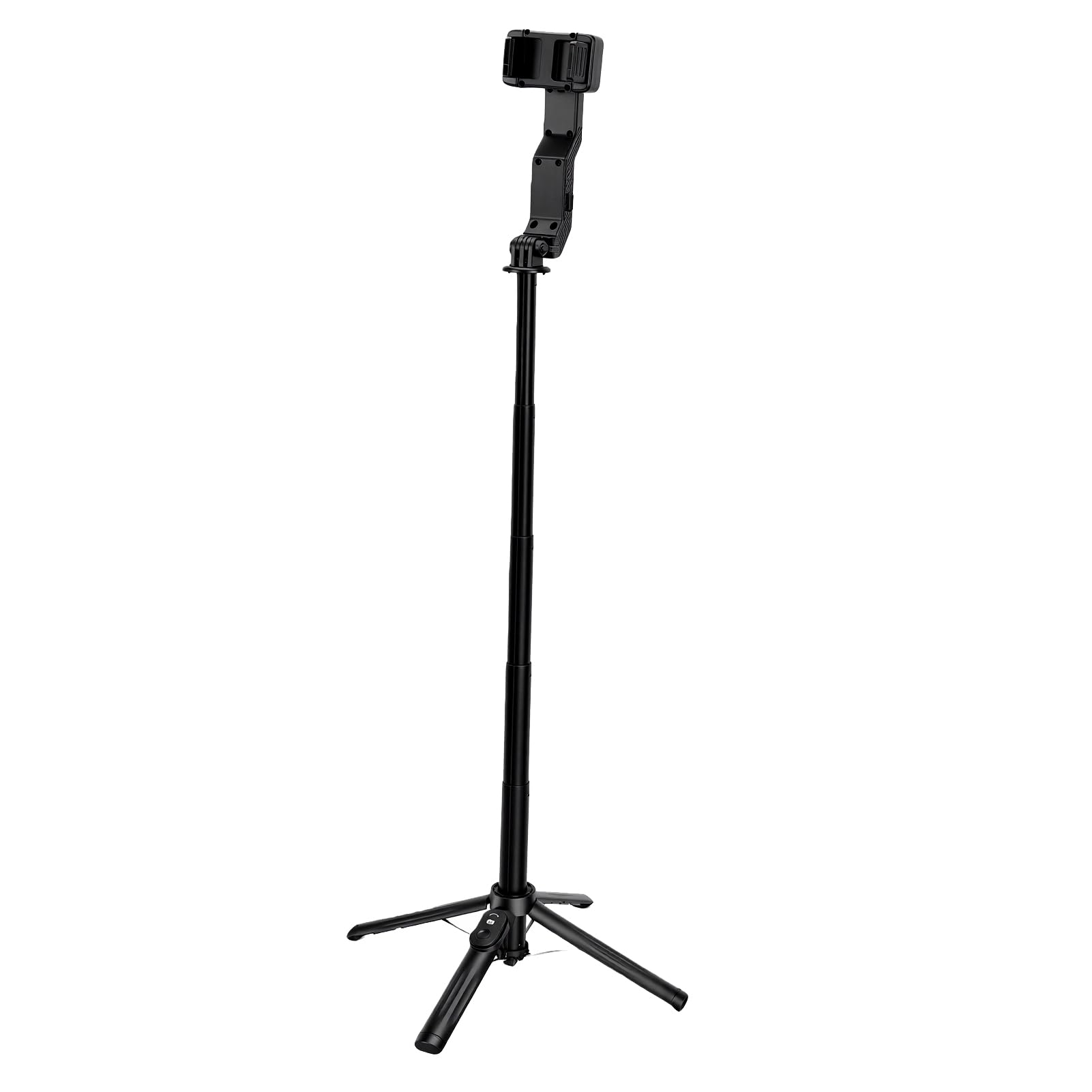 Denash Stabilizzatore per Smartphone con Luce di Riempimento, Altezza 101 | Design compatto, tecnologia anti-scuotimento, adatto per vlogging, compatibile con smartphone