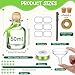 Hushee 48 Pcs Shot Glasses Patron Bottles with Cork Straw 1. 7 oz Mini Empty Tequila Bottles for Drinks Small Reusable Clear Glass Patron Shot Cups with Silk Ribbon Wedding Party Favors (50ml)