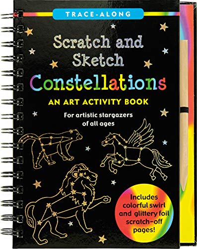 Constellations Scratch & Sketch (Art, Activity Kit) (Trace-Along Scratch and Sketch)