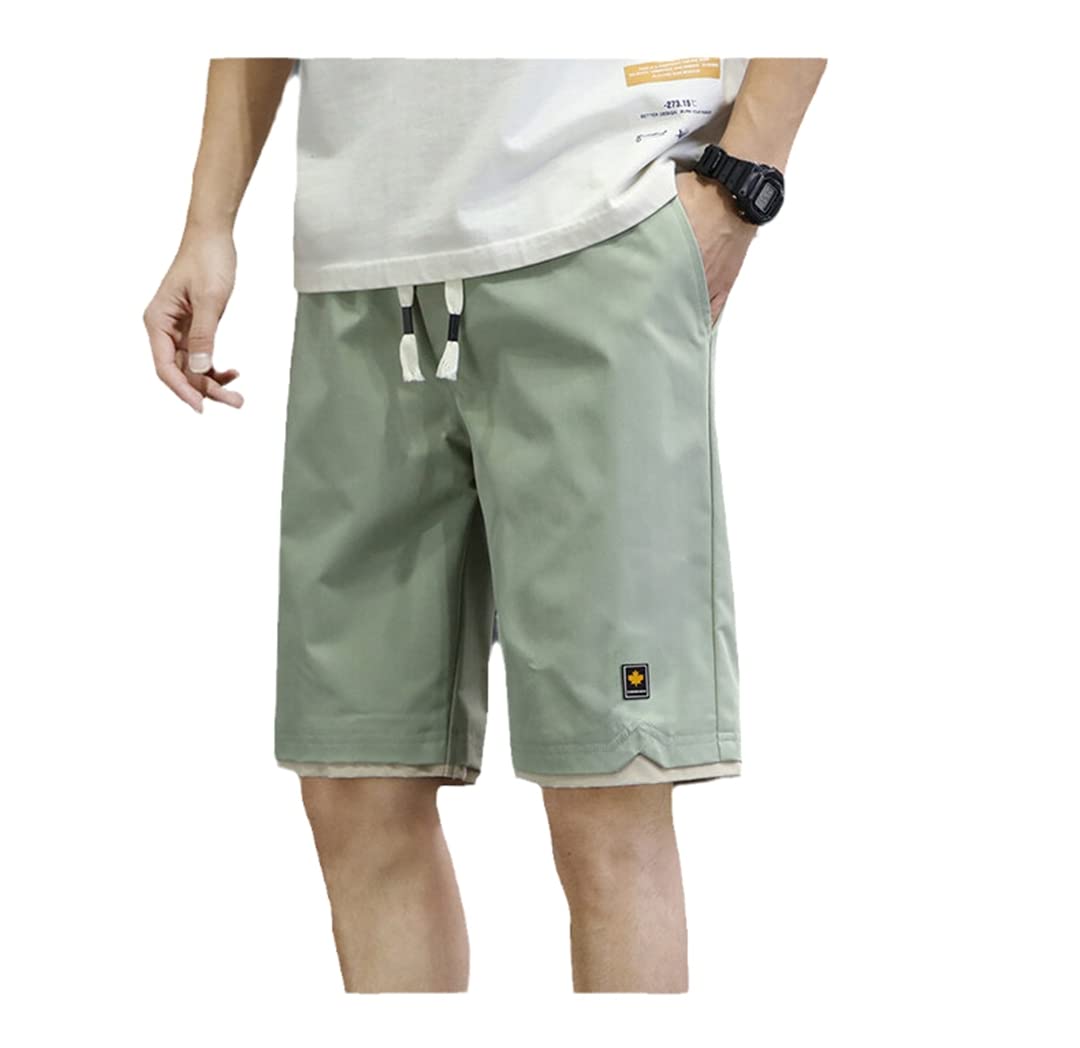 Short d'été pour homme vêtement décontracté uni 4X-Large