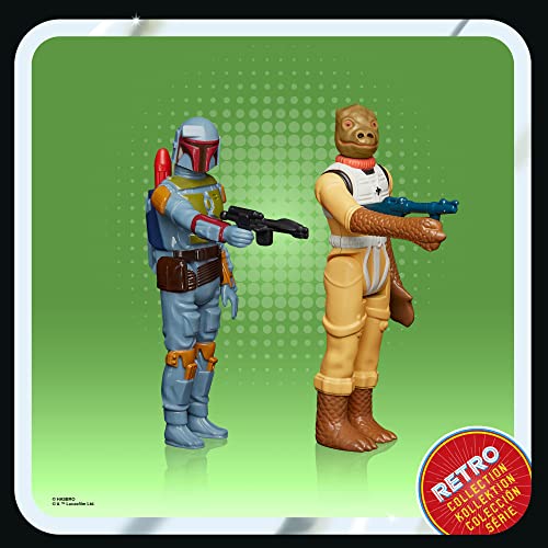 Star Wars Retro Collection Special Bounty Hunters 2-Pack Boba Fett & Bossk Toys 3.75-Inch-Scale The Empire Strikes Back Figures (Amazon Exclusive) #TOP7